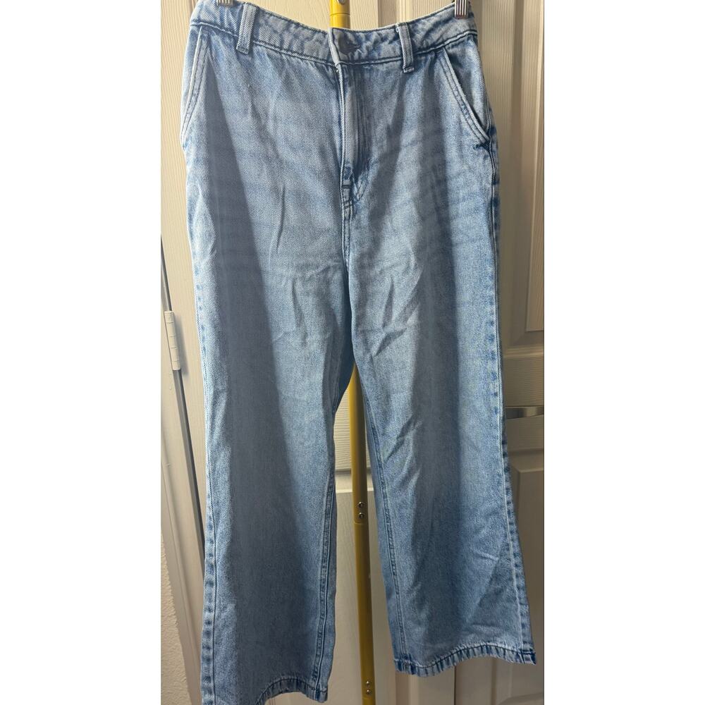 Buffalo wide leg jeans 28 tall